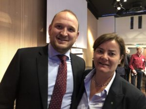 Samferdselsminister Jon Georg Dale møtte i dag næringslivet for å gå gjennom og få innspill til Nasjonal transportplan 2022-2033